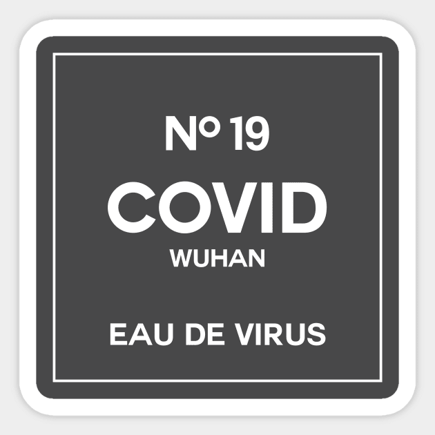 Covid No19 Sticker by BrayInk